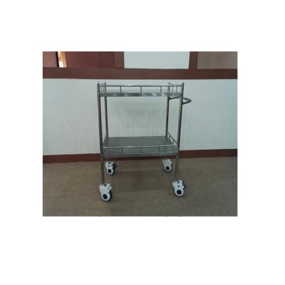 Hospital medical food trolley cart with wheels and handle made of Stainless Steel,ISO proved